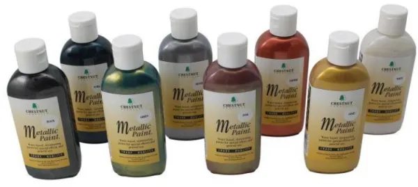 Chestnut Akrylmaling Metalliske Farger 100 ml - Gull