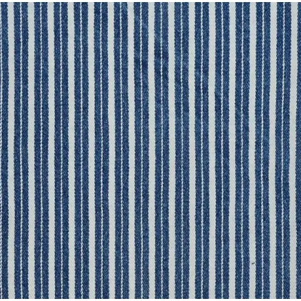 Denim-stoff 145cm 007 Blå Striper - 50cm