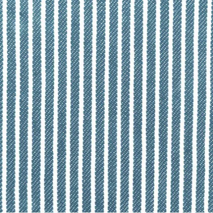 Denim-stoff 145cm 401 Lyseblå Striper - 50cm