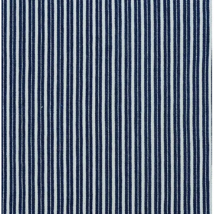 Denim-stoff 145cm 008 Mørkeblå Striper - 50cm