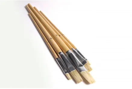 Artino Malerkoster/Kunstnerpenselsett Flate Ass. størrelser - 5 stk