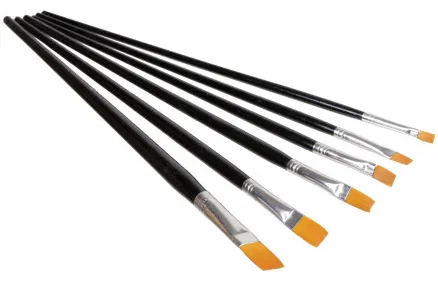 Artino Malerpensler/Kunstnerpenselsett Flat Syntetisk Ass. størrelser